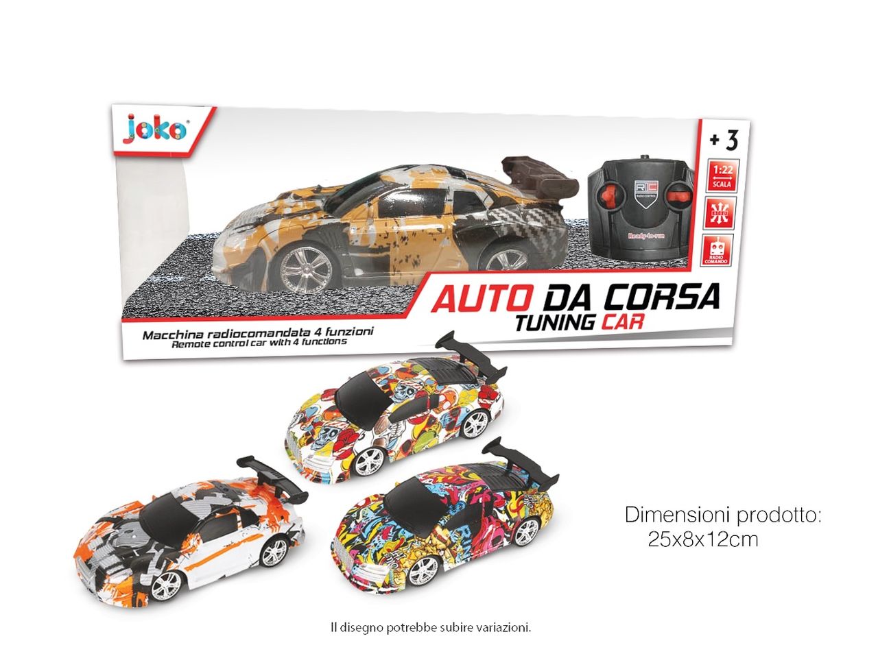 Radiocomando 1:22 toy0443