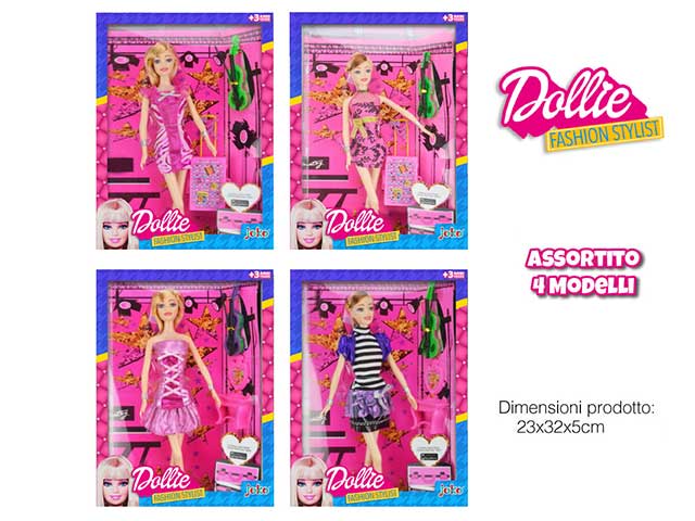 Bambola 30cm c/acc.toy0455