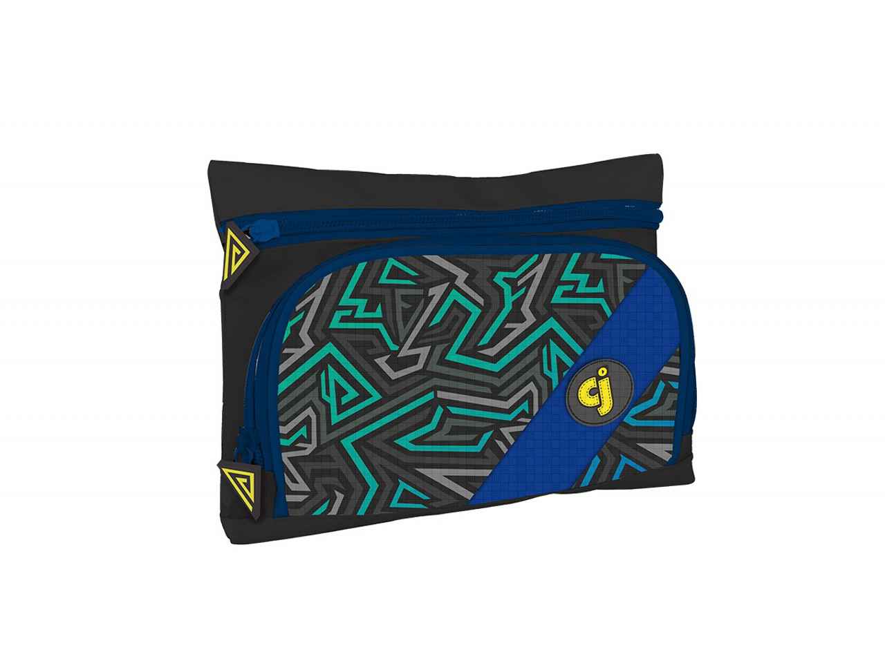 Astuccio blu in tessuto 25x17x3cm 50 g - 1 astuccio