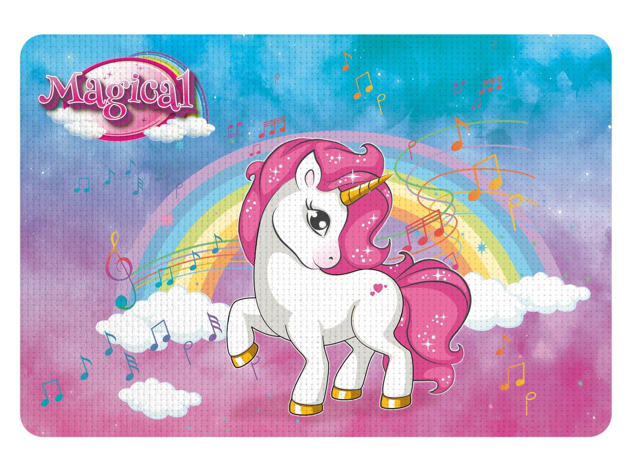 Unicorno tovaglietta ripiegabile
