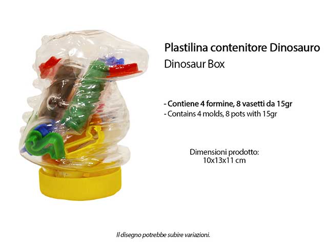Plastilina 120gr dinosauro gl0065