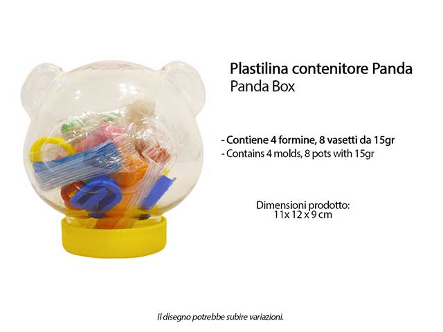 Plastilina 120gr panda gl0066