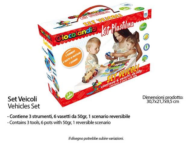Plastilina set veicoli gl0069