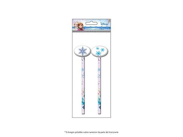 Frozen matita con gomma 2 pezzi