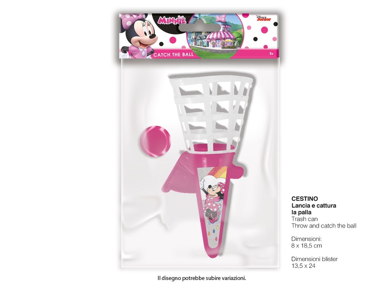 Minnie lancia/cattura la palla min0521
