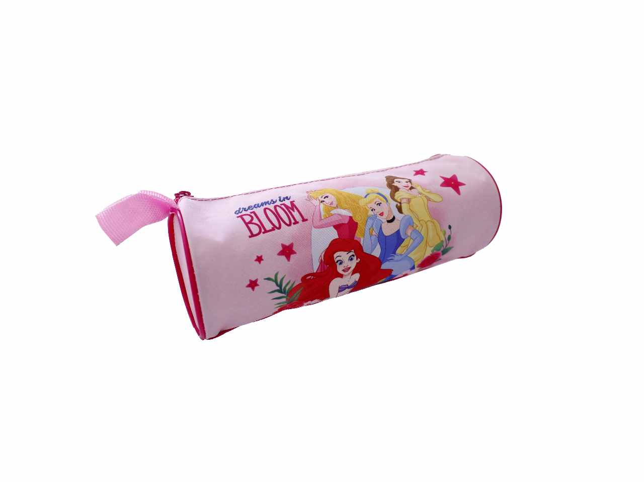 Astuccio ovale princess rosa in tessuto 23x8x8cm 40 g - 1 astuccio