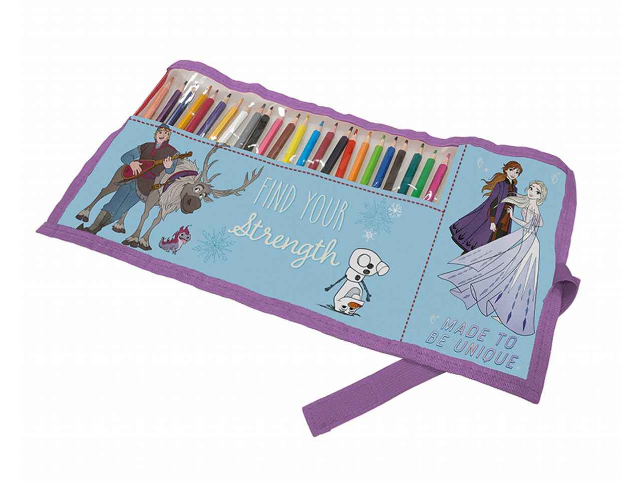 Astuccio frozen celeste in tessuto 14x5x4cm 40 g - 1 astuccio