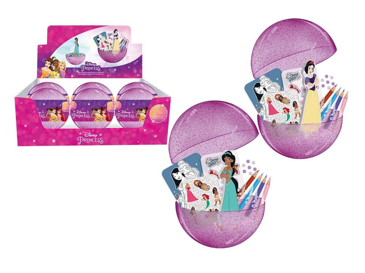 Sfera Portaoggetti Princess Disney con Kit Cancelleria: Creatività e Divertimento per Bambine