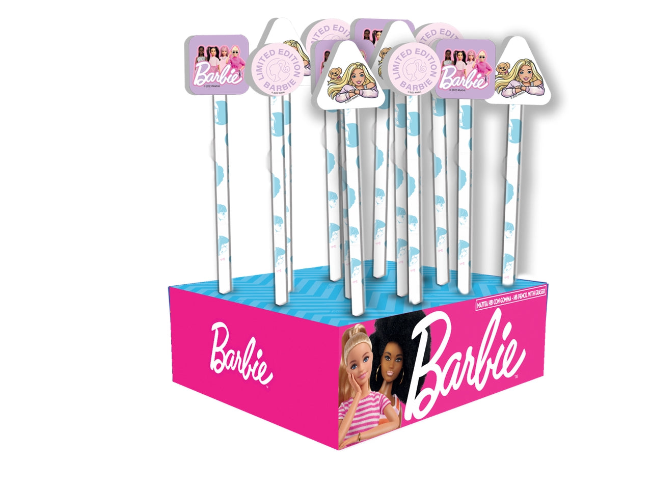 Barbie matite con gomma 20x4 cm - Mc Group