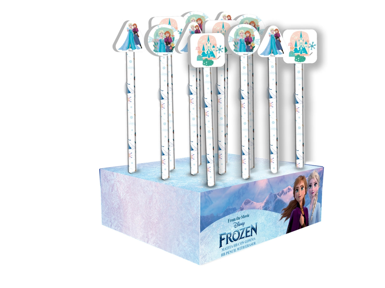 Frozen matite con gomma 20x4 cm - Mc Group