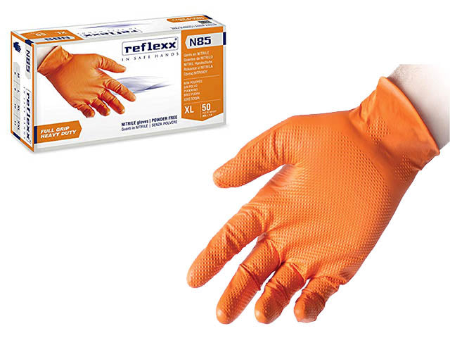 Guanti nitrile reflexx 50 pezzi medium n85m