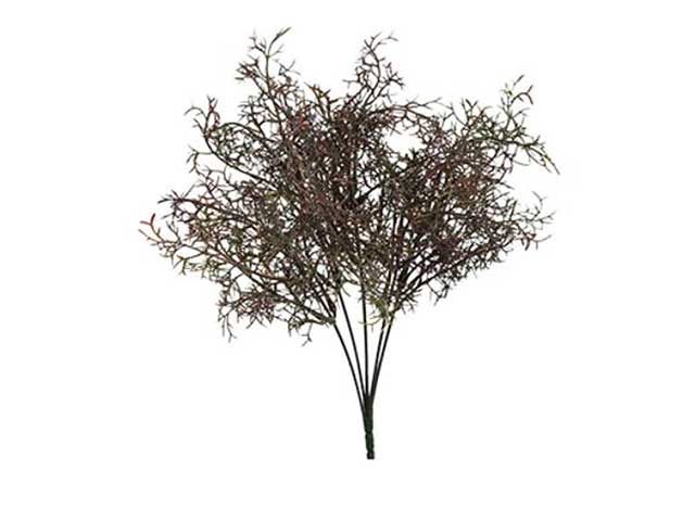 Mazzo verde x5 35cm rossa 2pv486