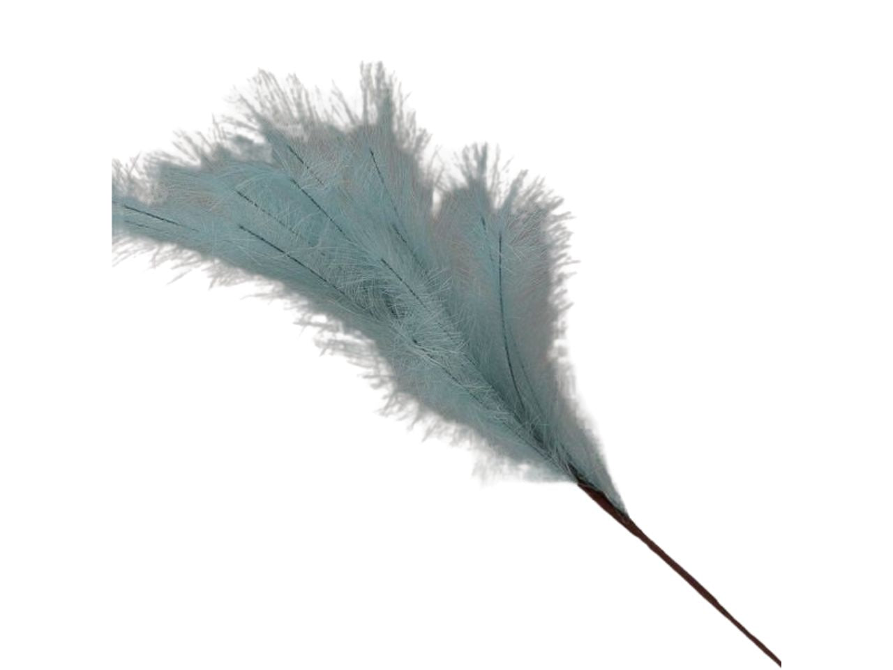 Ramo con pampas 105cm blu