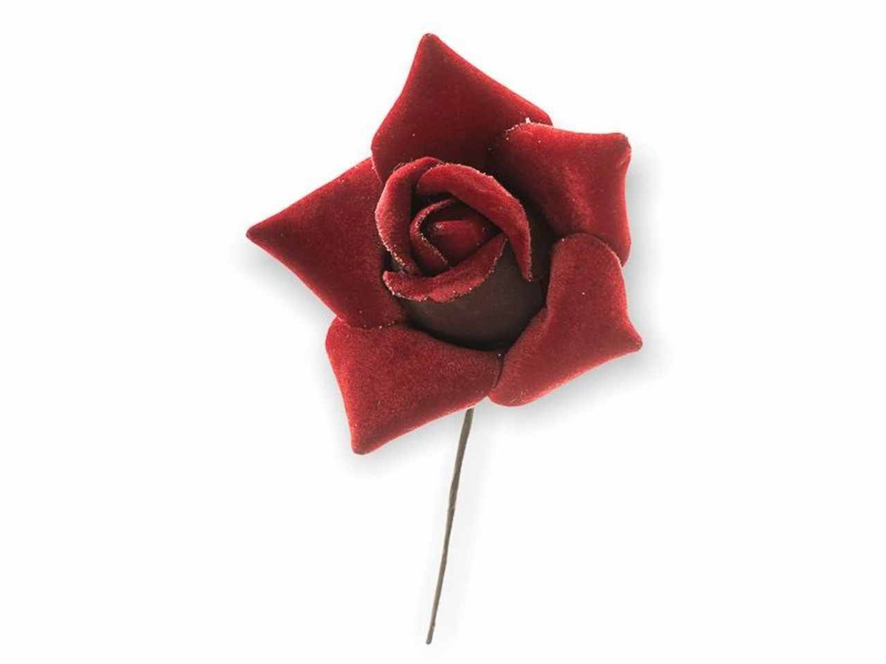 Rosa velluto 25cm rossa 1nhz1891