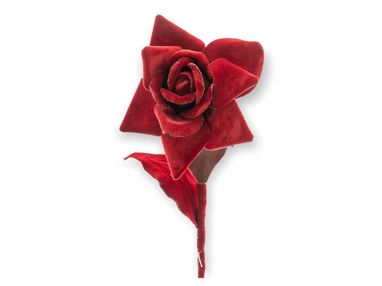 Rosa velluto rosso 62cm 1nhz1887