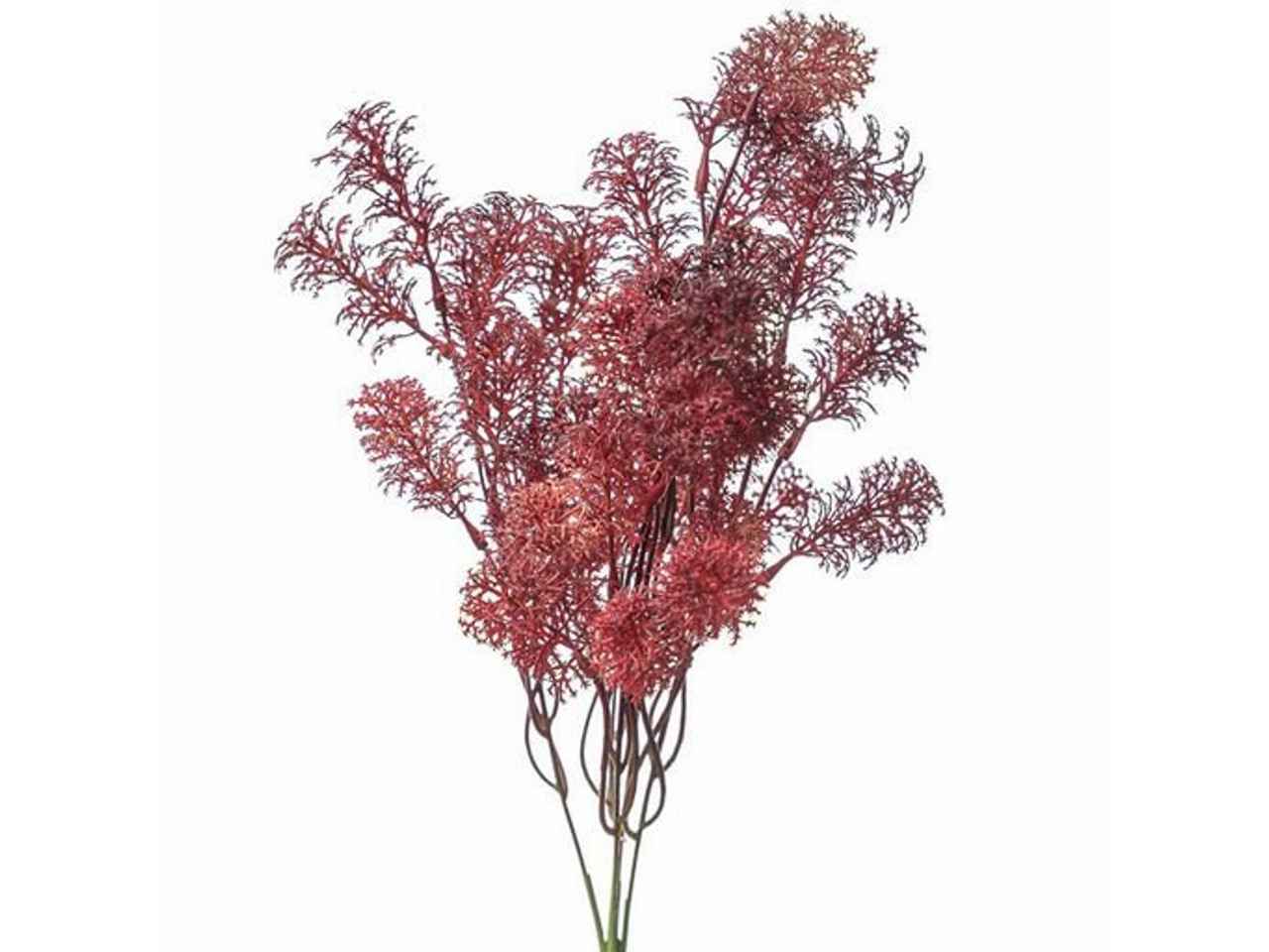 Mazzo muschio 45cm rosso