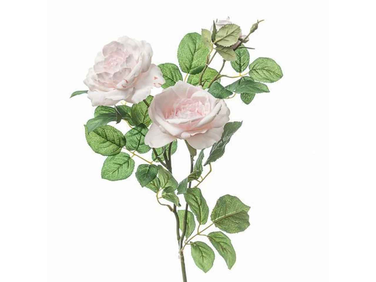 Ramo con rose x3 h.73cm colore cipria