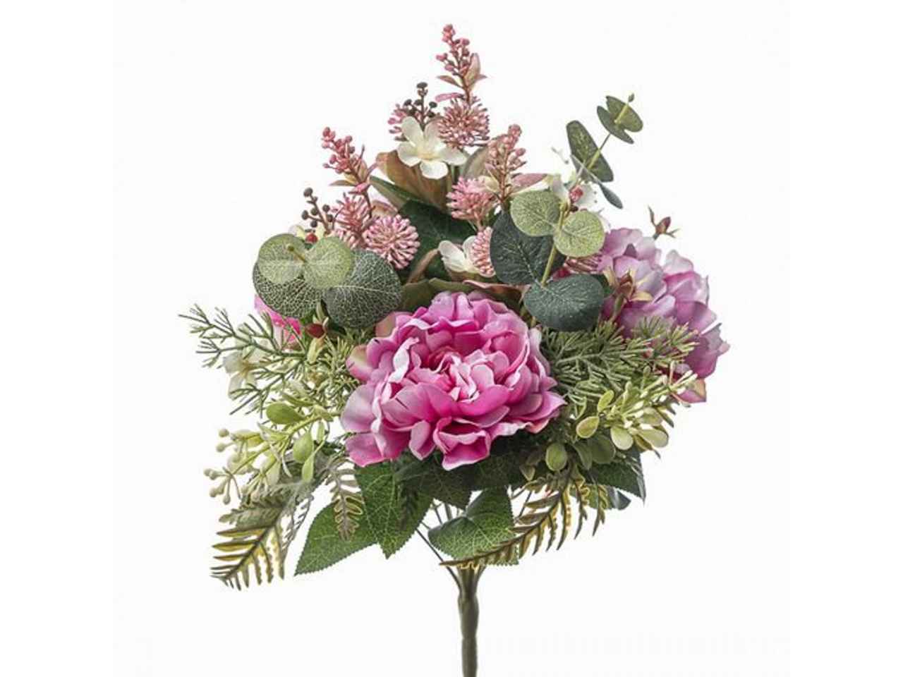Mazzo con peonie h.40cm beauty