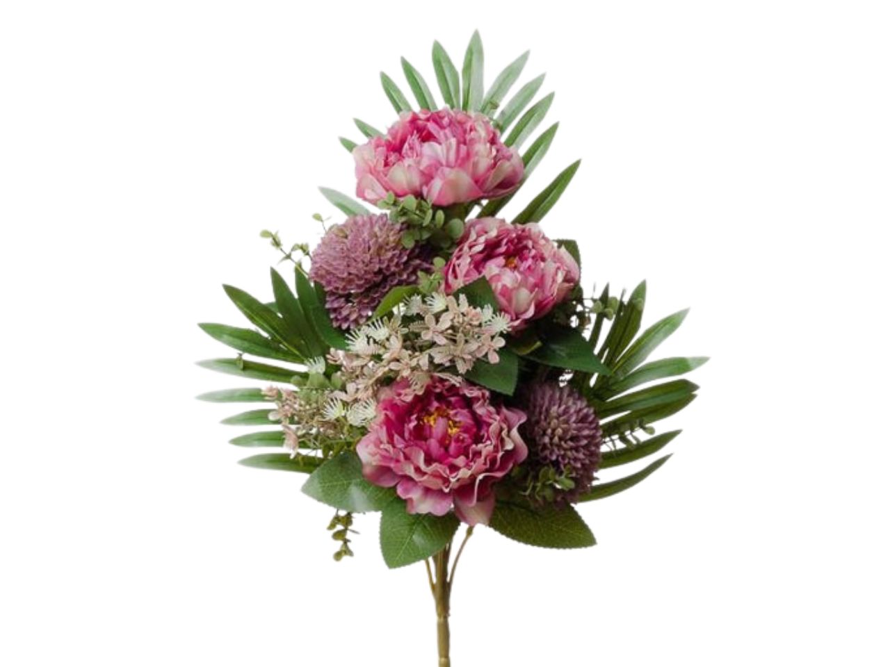 Mazzo frontale peonia medio misura 45cm colore beauty