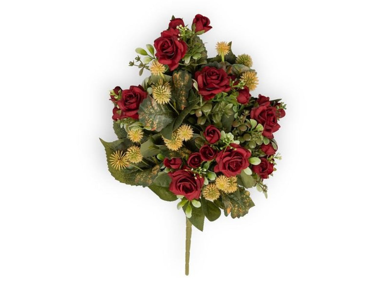 Mazzo frontale rose 47cm rosso