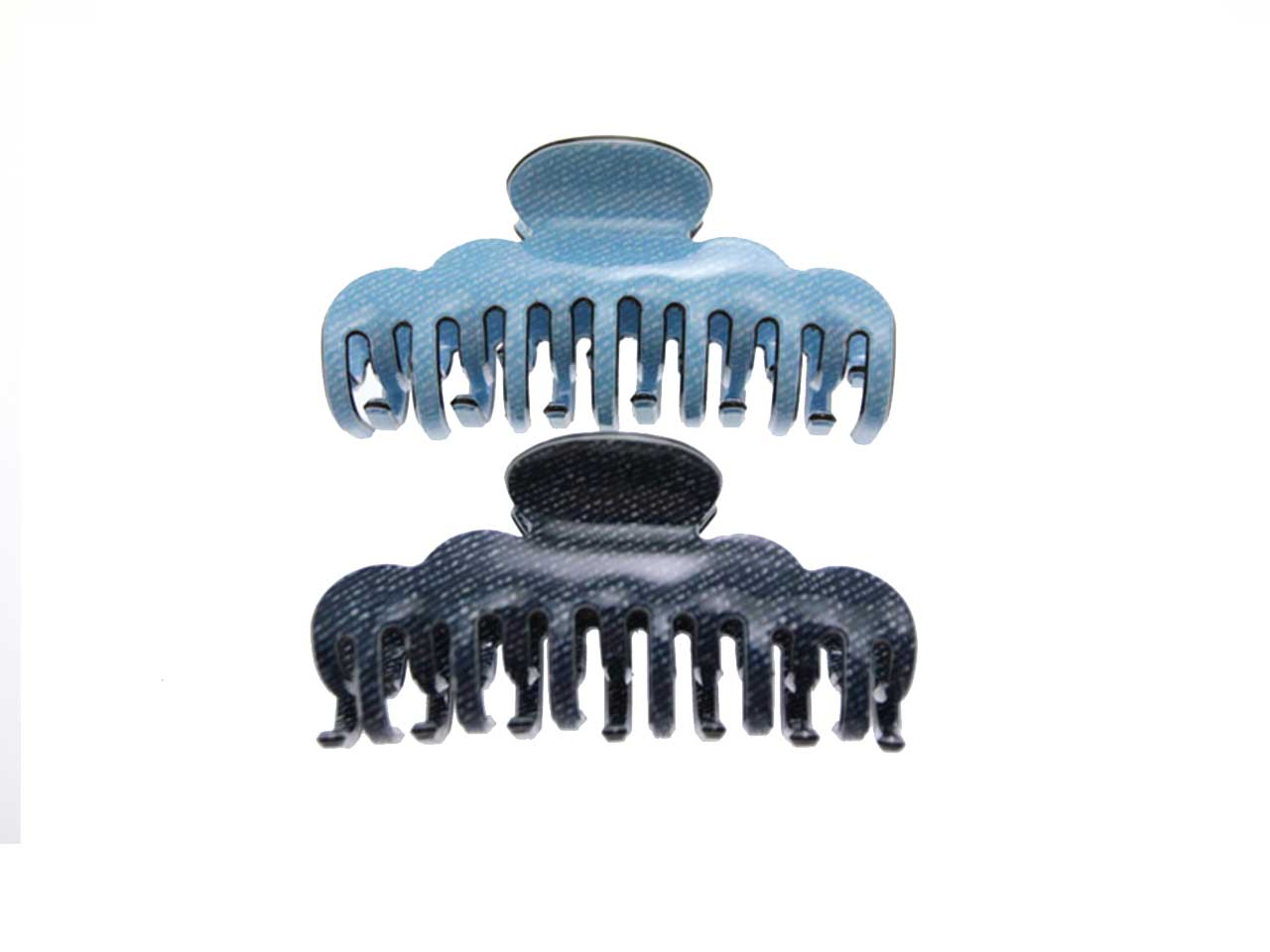 Pinza effetto denim