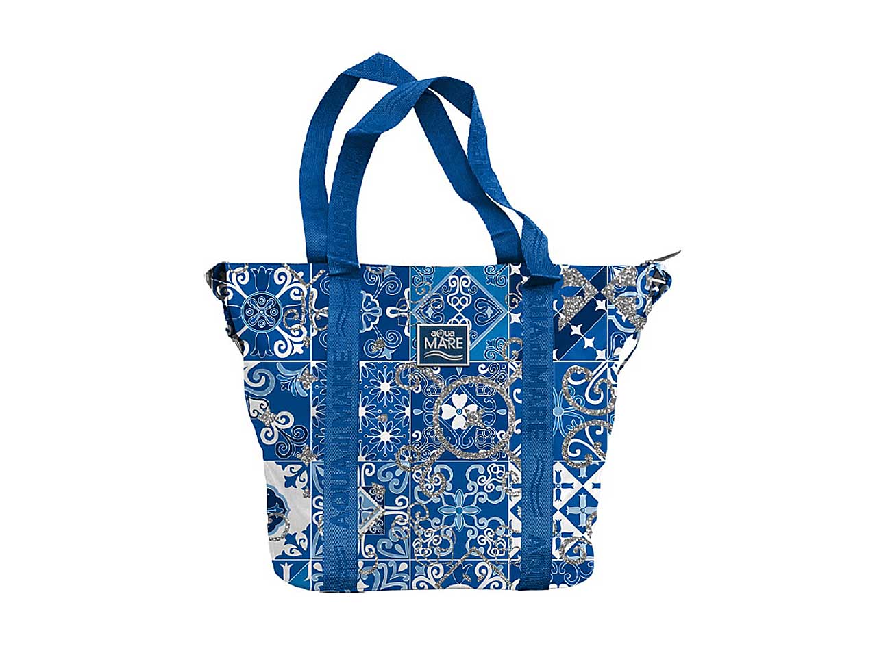 Borsa spiaggia royal blu