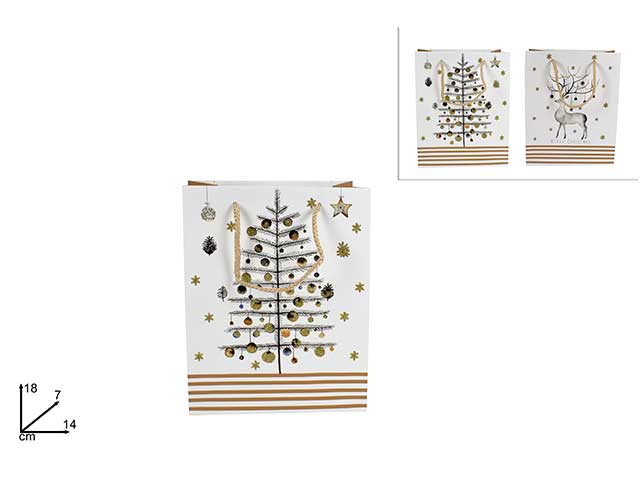 Busta regalo oro 14x18x7cm gi009547a