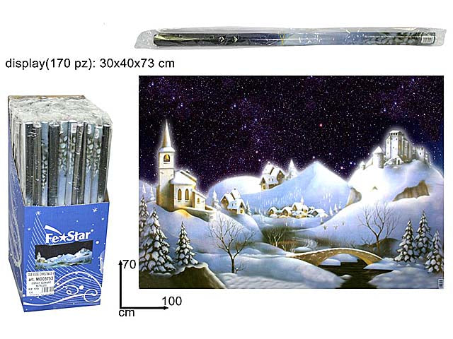 Scenario natale per presepe 70x100cm
