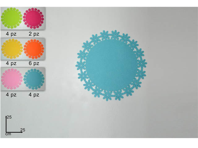 Centrino feltro d25cm je004996