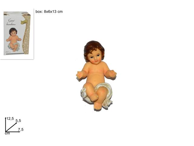 Figura 12,5cm gesu' bambino ca008618