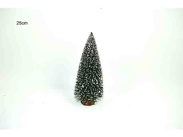 Albero abete innevato verde scuro 25cm