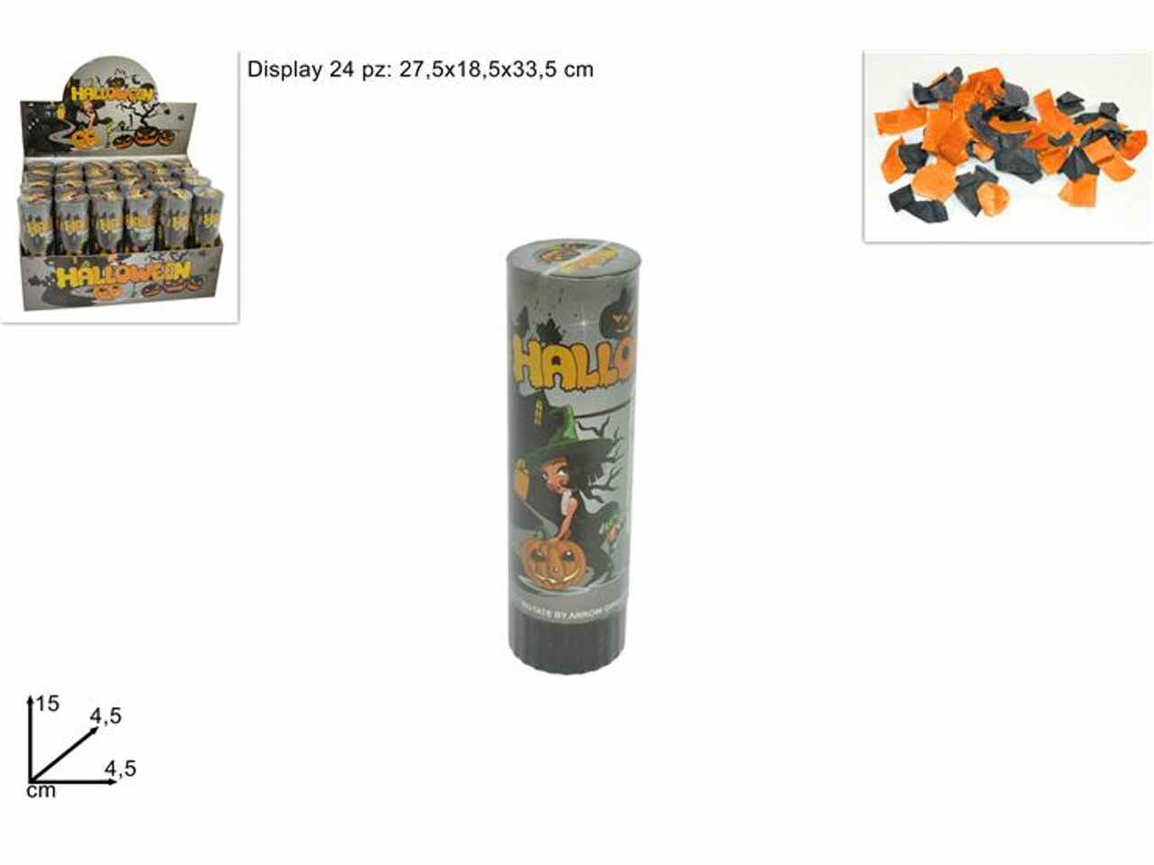 Cannone halloween 15cm