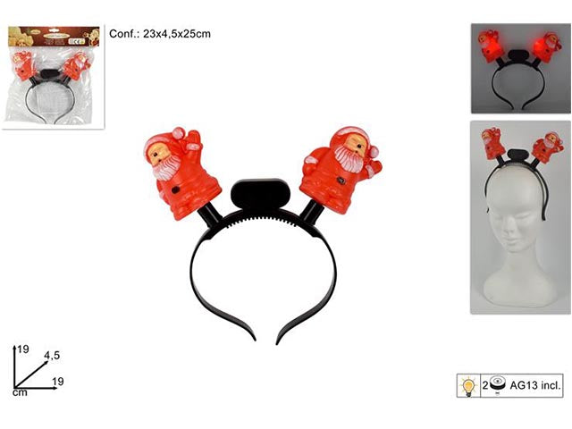 Cerchietto babbo natale mi003806
