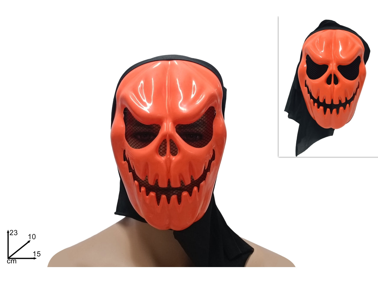 Maschera in plastica halloween