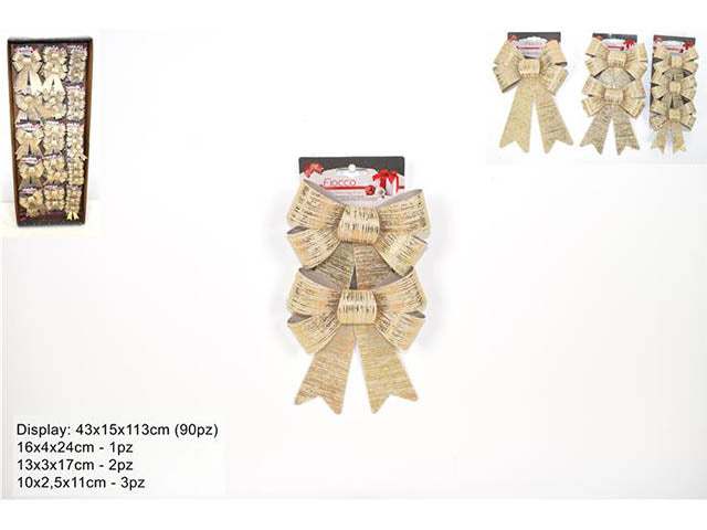Fiocchi ass. beige c/f.oro lu002122a
