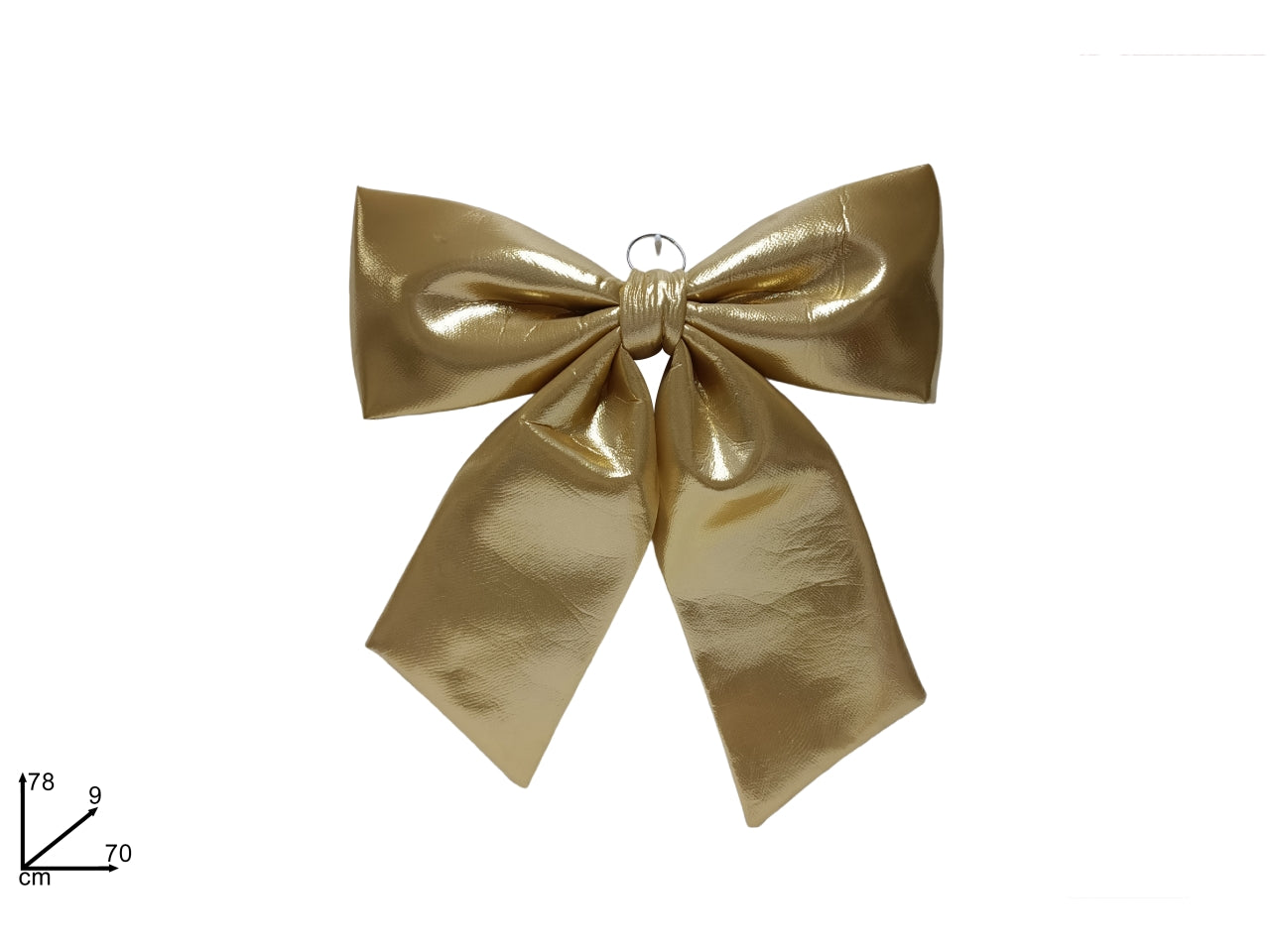Fiocco metallizzato 70cm oro