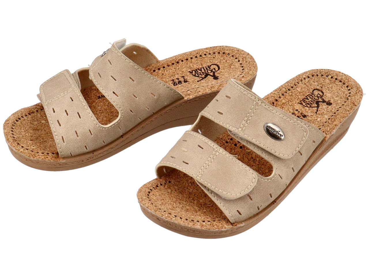 Ciabatta donna 2 strappi tg.36-41 212310l1b