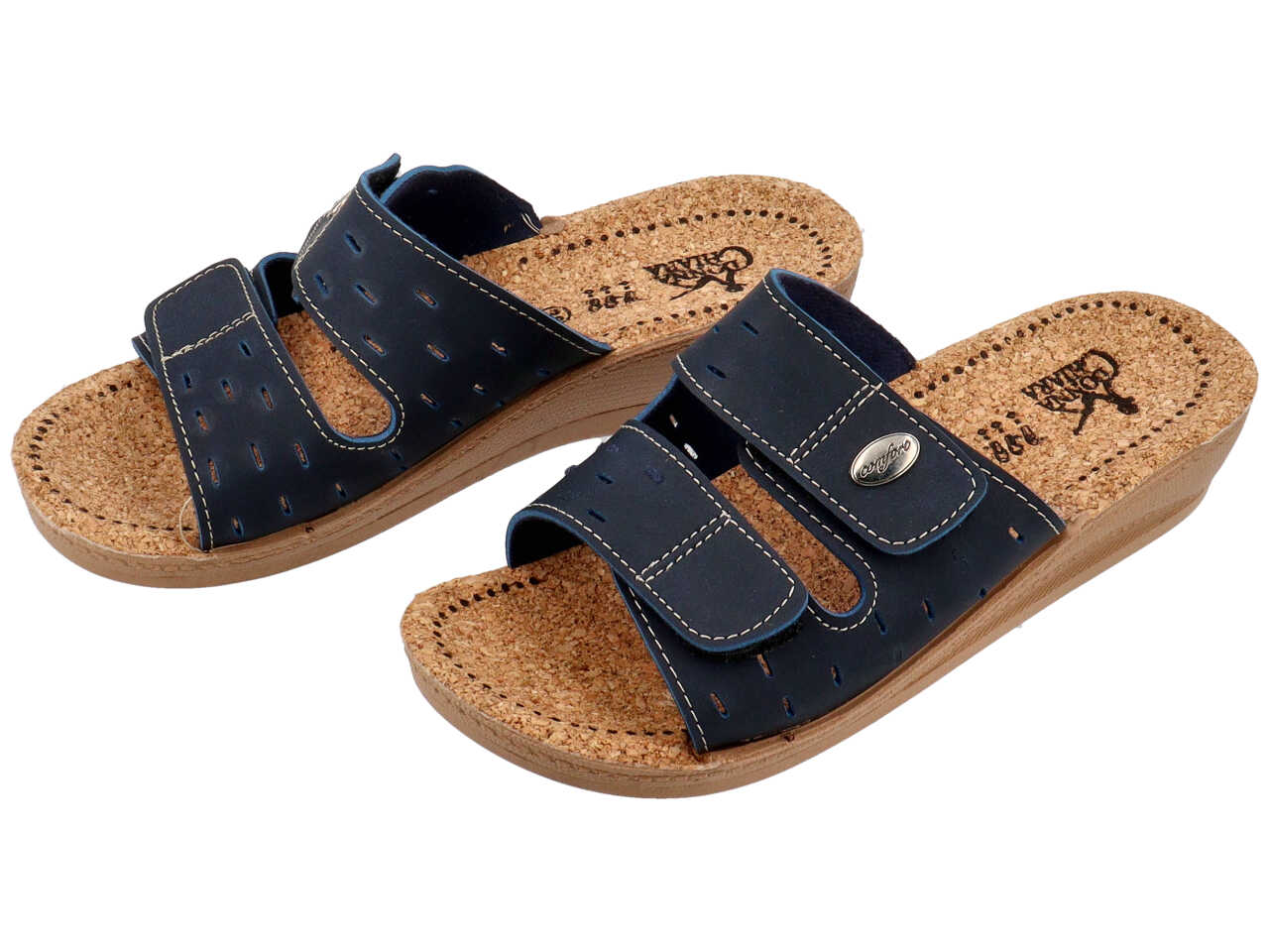 Ciabatta donna 2 strappi tg.36-41 212310l1b