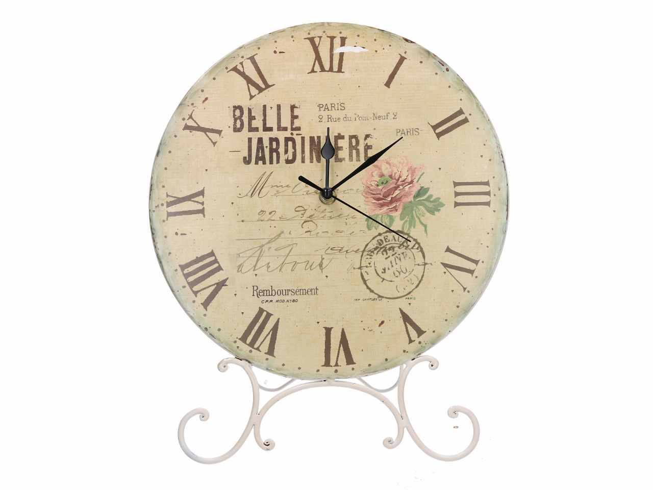 Orologio con base 3 assortiti cm28h34cm