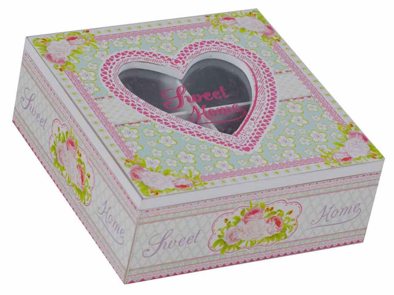 Scatola porta the sweet home cm18x18xh7