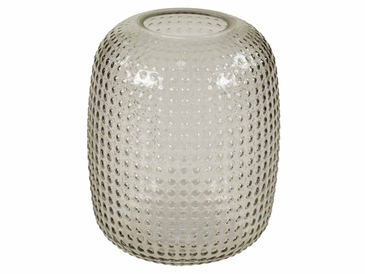 Vaso vetro grigio scuro h19,5cm 9159820000