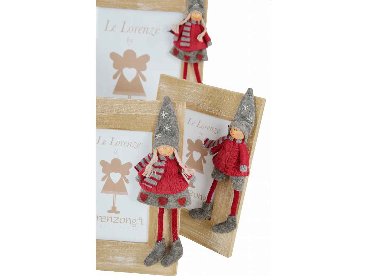 Portafoto lorenza natale 2 assort. picco lo wl-1093