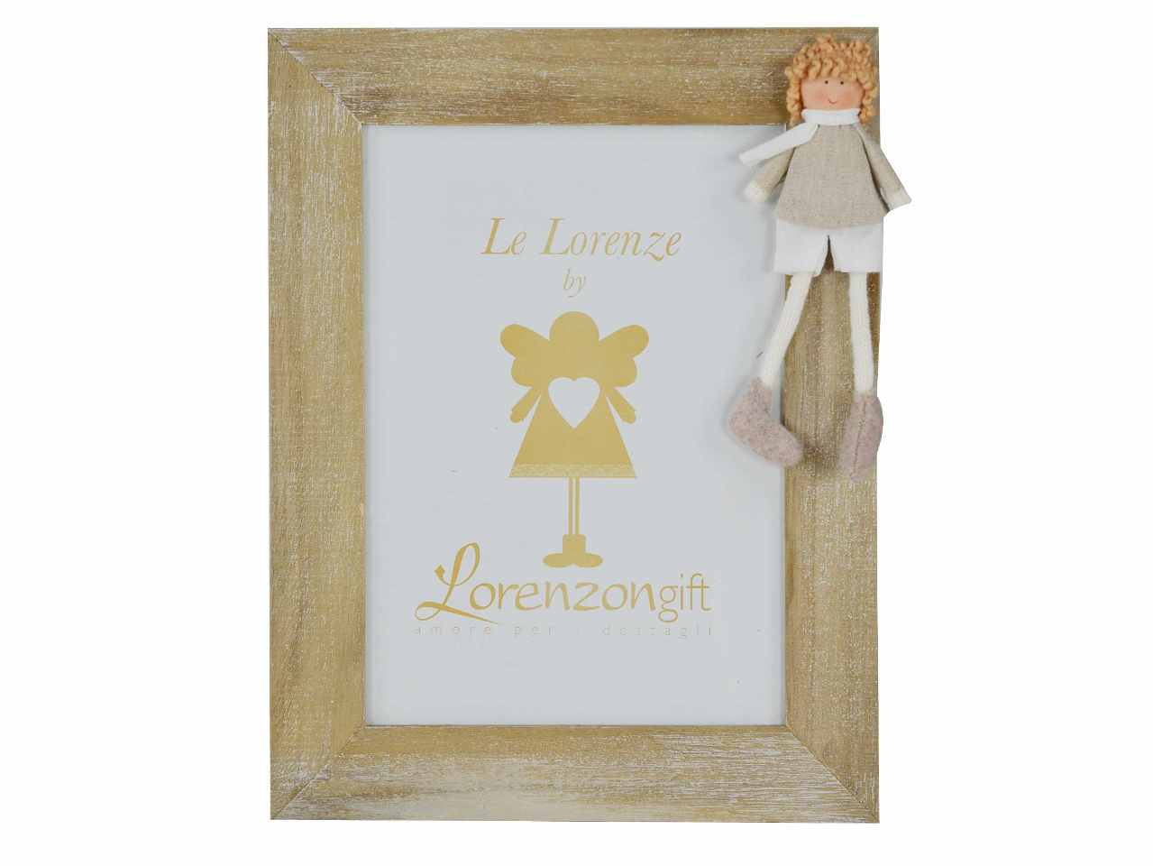 Linea denim portafoto bimbo bianco 25,5x33cm9173010000