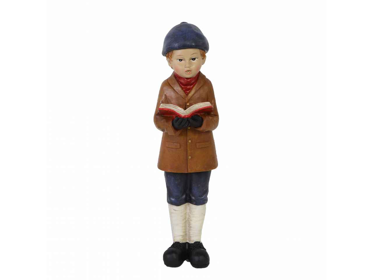 Statua coro natale famiglia ncd-6007a cm 9x9x29
