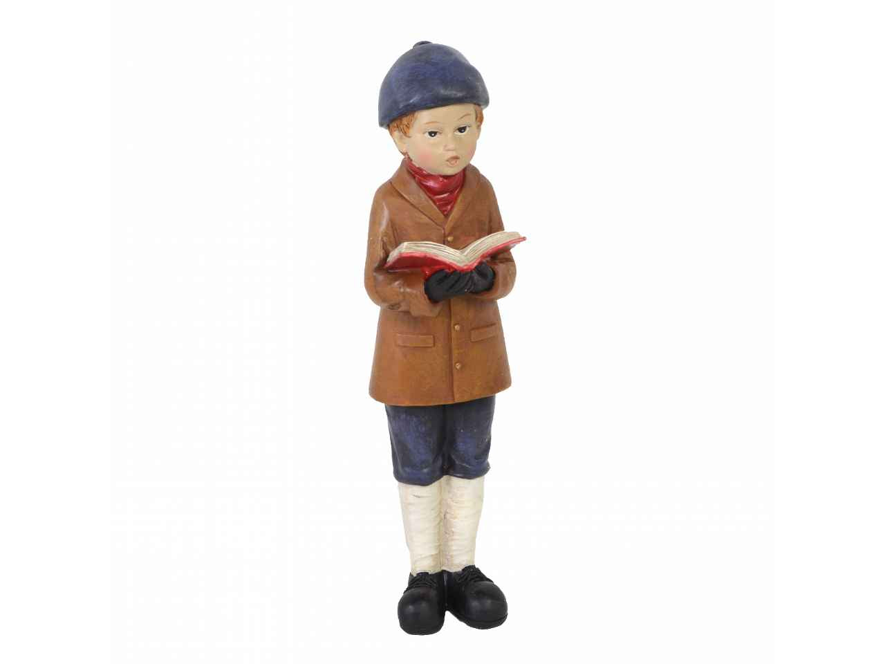 Statua coro natale famiglia ncd-6007a cm 9x9x29