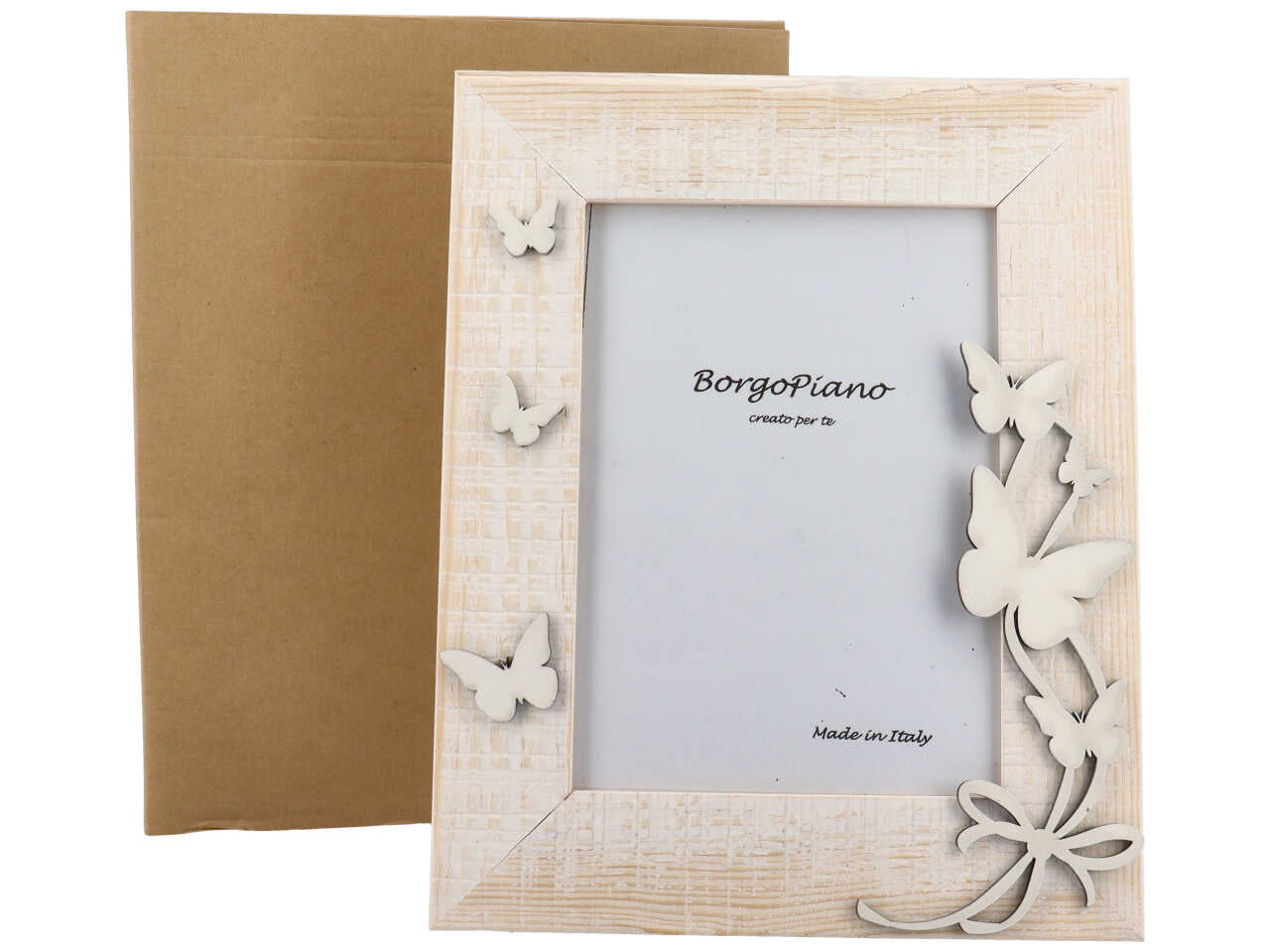 Porta foto 13x18 ramo farfalle rf3842/bn