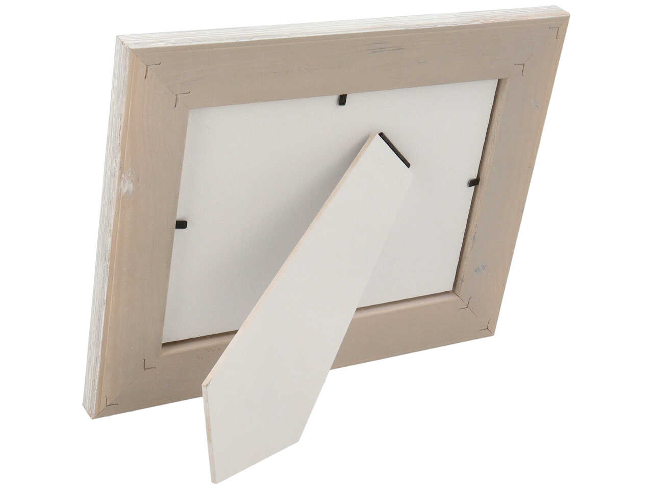 Cornice portafoto shabby chic in legno bianco effetto invecchiato, albero della vita in rilievo -  foto 13x18cm - Borgopiano