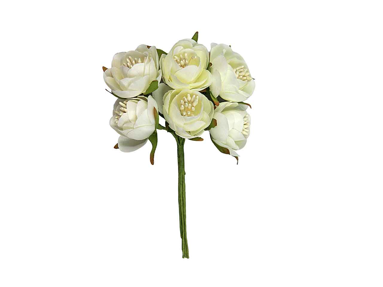 Mini rosa con semi crema 36 pezzi l1755/crm
