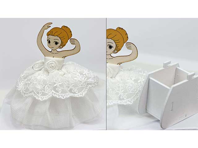 Ballerina legno tutu' l1929