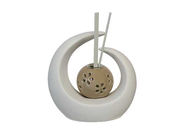 Profumatore con led 12cm bianco l2104